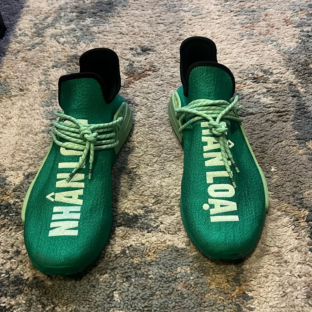 Pharrell x NMB Human Race “Core Green” Size 13